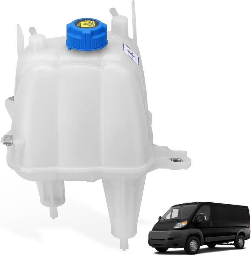 YEHERIT Upgraded 603-832 Engine Coolant Reservoir Compatible with Dodge Ram ProMaster 1500 2500 3500 2014-2021, Pressurized Coolant Recovery Tank Replaces# 52014880AA, 68097622AA - Image 1